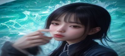 鲤鱼乡鲤鱼溪溯溪段，孩子们在浅滩中嬉戏追鱼，溪水清澈见底、阳光在水面折射成碎金